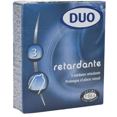 Duo Preservativos Retardante Caja 3 Unidades